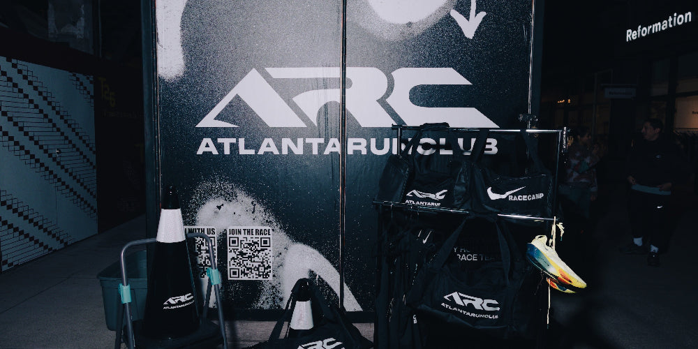 AFC Atlanta run club gear set up 